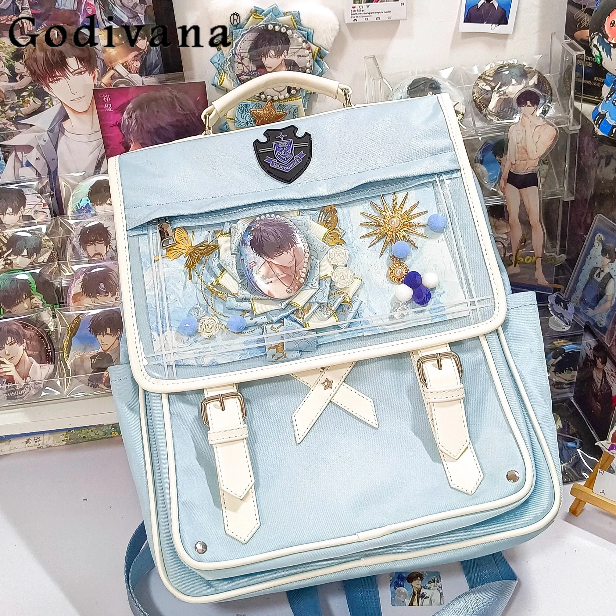 Academy Style Japanese Original Lolita Backpack Large Capacity Student Daily Commute Casual Versatile School Bag for Women
Academy Style Japanese Original Lolita Backpack Large Capacity Student Daily Commute Casual Versatile School Bag for Women