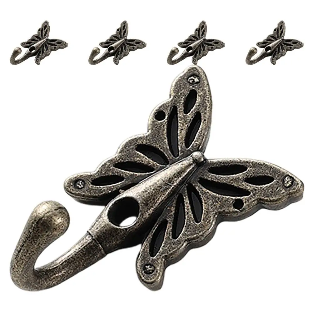 5 Pcs Zinc Alloy Butterfly Hooks Classic Vintage Coats Hats Bags Wall Mounted Decorative Hardware Bathroom Shower Party
5 Pcs Zinc Alloy Butterfly Hooks Classic Vintage Coats Hats Bags Wall Mounted Decorative Hardware Bathroom Shower Party