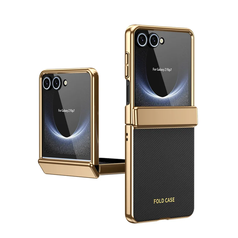 Luxury Leather Electroplated Frame Hinge Protect Case For Samsung Galaxy Z Flip 7 6 5 4 3 5G Screen Protect Film Shockproof Case
Luxury Leather Electroplated Frame Hinge Protect Case For Samsung Galaxy Z Flip 7 6 5 4 3 5G Screen Protect Film Shockproof Case