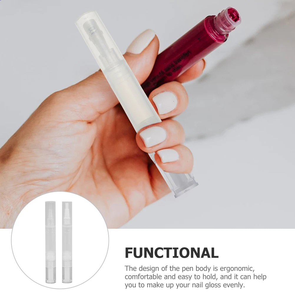 2Pcs Nail Oil Pen Travel Size 5ml Clear Plastic Cuticle Gloss Dispenser Empty Tube Art Tool Long Service Life Strong Durable
2Pcs Nail Oil Pen Travel Size 5ml Clear Plastic Cuticle Gloss Dispenser Empty Tube Art Tool Long Service Life Strong Durable