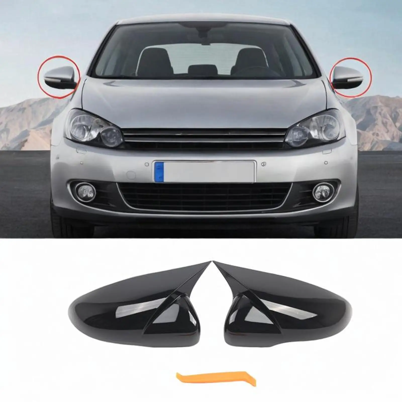 2Pcs Door Mirror Cover Caps 5K0857537 5K0857538 Decor Driver Passenger Side Wing Rearview Mirror Covers for Volkswagen Touran
2Pcs Door Mirror Cover Caps 5K0857537 5K0857538 Decor Driver Passenger Side Wing Rearview Mirror Covers for Volkswagen Touran