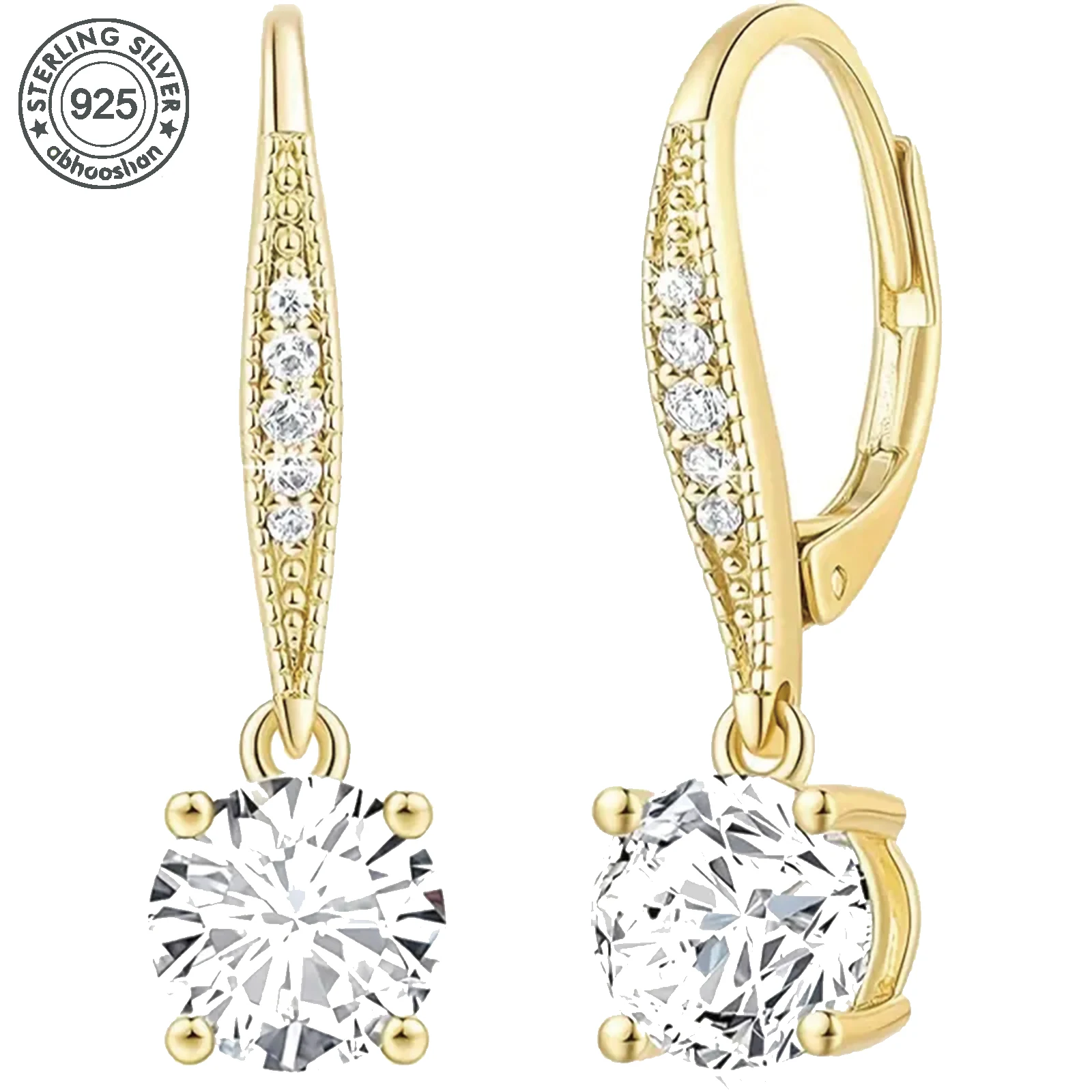 925 Silver 1.2 Carat Moissanite Circle Dangle Earrings, Women's Earrings Teenage Fashion Singles Easter Basket Merchandise St. P
925 Silver 1.2 Carat Moissanite Circle Dangle Earrings, Women's Earrings Teenage Fashion Singles Easter Basket Merchandise St. P