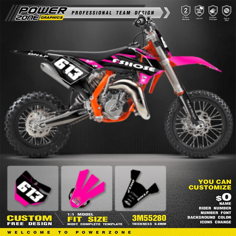 PowerZone Custom Team Graphics Backgrounds Decals For 3M Stickers Kit For KTM SX65 2016 2017 2018 2019 2020 SX65cc Number 17
PowerZone Custom Team Graphics Backgrounds Decals For 3M Stickers Kit For KTM SX65 2016 2017 2018 2019 2020 SX65cc Number 17