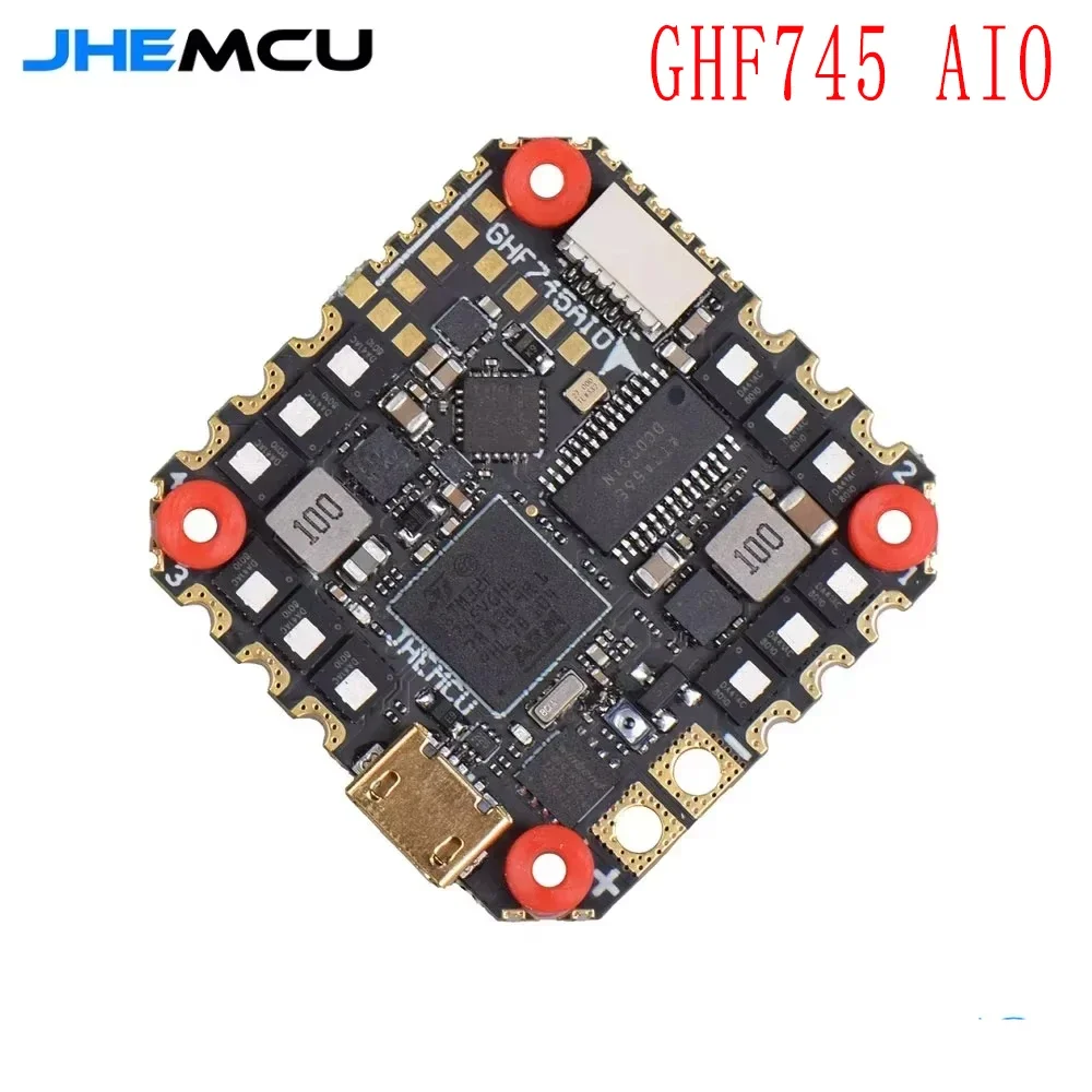 GHF745AIO MPU6000 F745 Контроллер полета BLHELI32 G071 40A/50A 4in1 ESC 25,5X25,5 мм 3-6S для FPV Freestyle Drones RC Tools
GHF745AIO MPU6000 F745 Контроллер полета BLHELI32 G071 40A/50A 4in1 ESC 25,5X25,5 мм 3-6S для FPV Freestyle Drones RC Tools