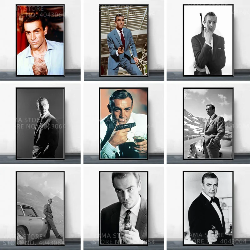 Sean Connery Hot Movie Star Classic Characters Black White, Print Art Canvas Poster, For Living Room Decor Home Wall Picture
Sean Connery Hot Movie Star Classic Characters Black White, Print Art Canvas Poster, For Living Room Decor Home Wall Picture