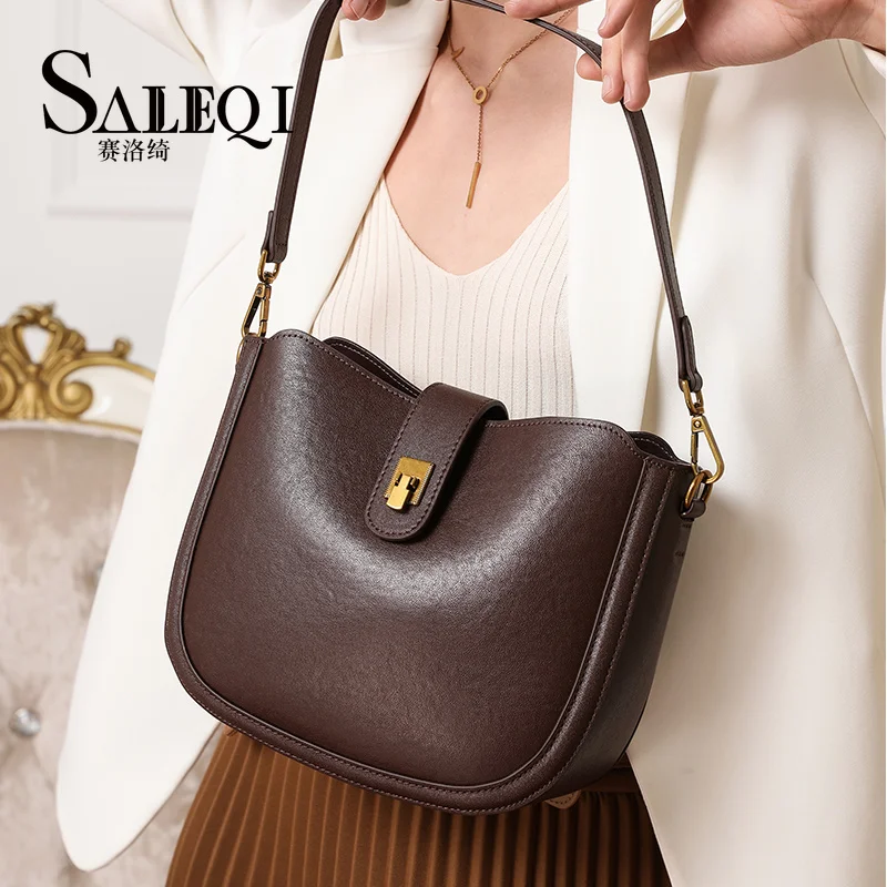 Women‘s Cowhide Genuine Leather Shoulder Half Moon Bag Ladies Cow Leather Handbag Female Fashion Luxury Designer Crossbody Bags
Women‘s Cowhide Genuine Leather Shoulder Half Moon Bag Ladies Cow Leather Handbag Female Fashion Luxury Designer Crossbody Bags