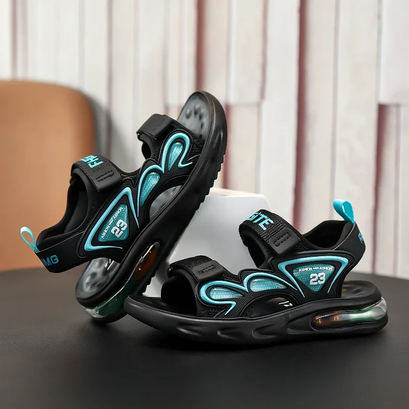 Summer Boys Sandals Soft Sole Non-Slip Kids Beach Shoes Breathable Lightweight Outdoor Casual Walking Sandals for Children
Summer Boys Sandals Soft Sole Non-Slip Kids Beach Shoes Breathable Lightweight Outdoor Casual Walking Sandals for Children