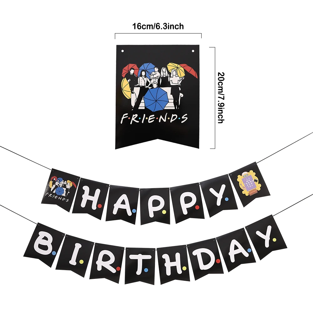 iFriends Party Supplies Black Happy Birthday Banner Baby Shower TV Show Graduation Friends Themed Birthday Decorations Backdrop
iFriends Party Supplies Black Happy Birthday Banner Baby Shower TV Show Graduation Friends Themed Birthday Decorations Backdrop