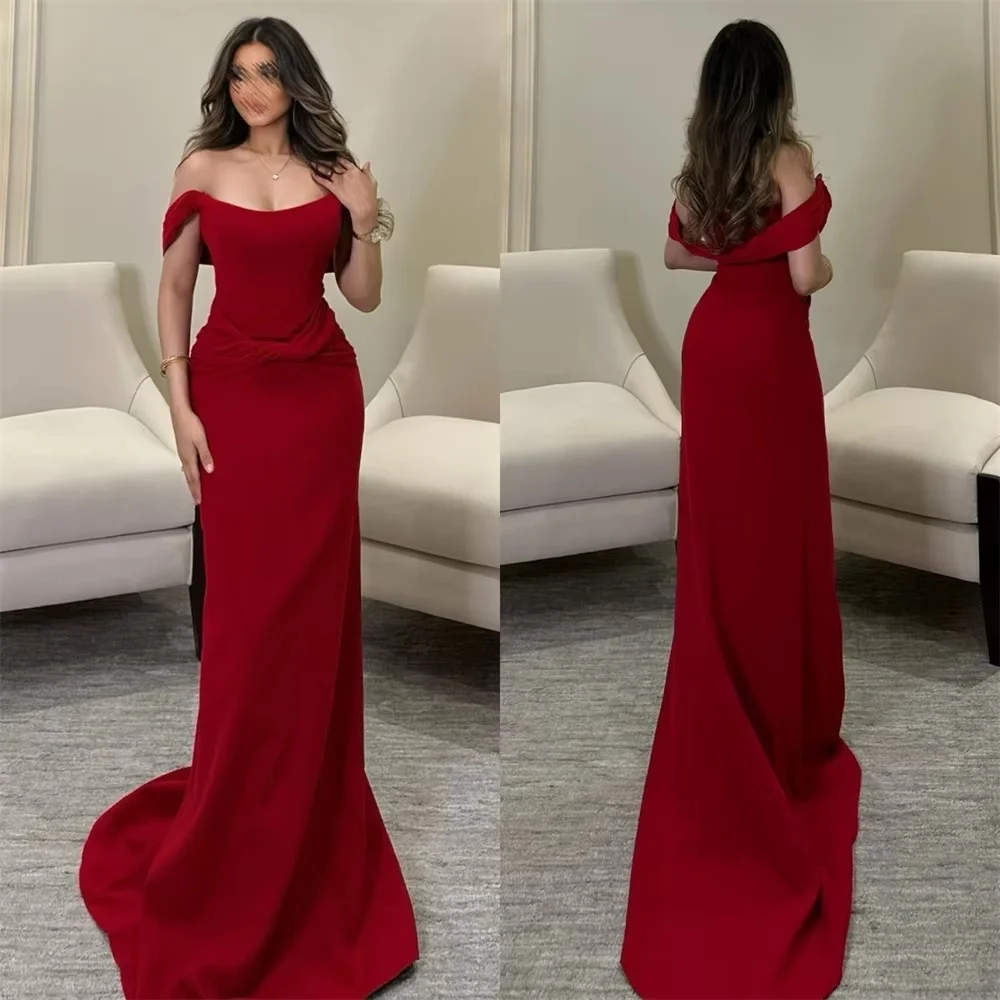 Customized Exquisite Scoop Neck Mermaid Evening Dress Charming Ruffles Prom Dress Off The Shoulder Party Gown вечернее платье
Customized Exquisite Scoop Neck Mermaid Evening Dress Charming Ruffles Prom Dress Off The Shoulder Party Gown вечернее платье