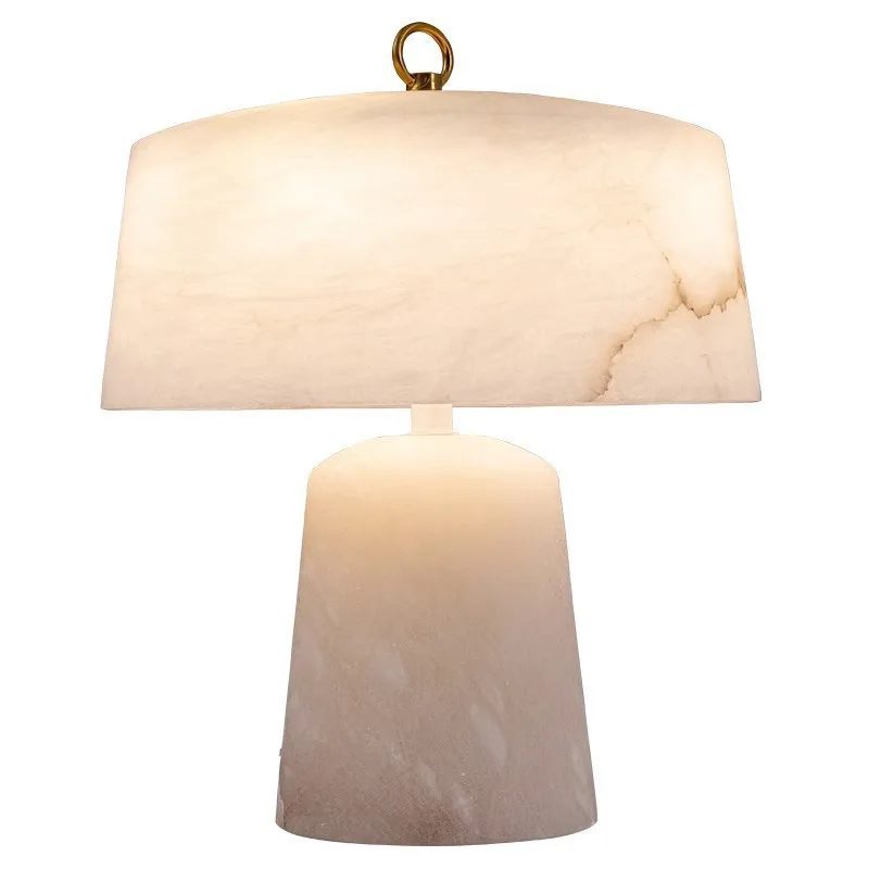 Natural marble bedroom bedside lamp atmosphere designer light luxury modern living room decoration
Natural marble bedroom bedside lamp atmosphere designer light luxury modern living room decoration