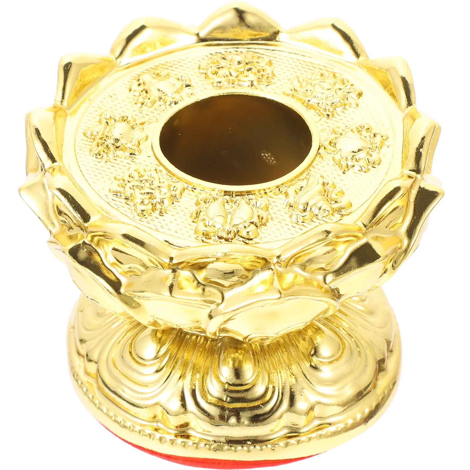 Buddha Figurine Stable Base Lotus Shaped Religious Support Statue Place Holder Resin Material Simple Design Desktop
Buddha Figurine Stable Base Lotus Shaped Religious Support Statue Place Holder Resin Material Simple Design Desktop