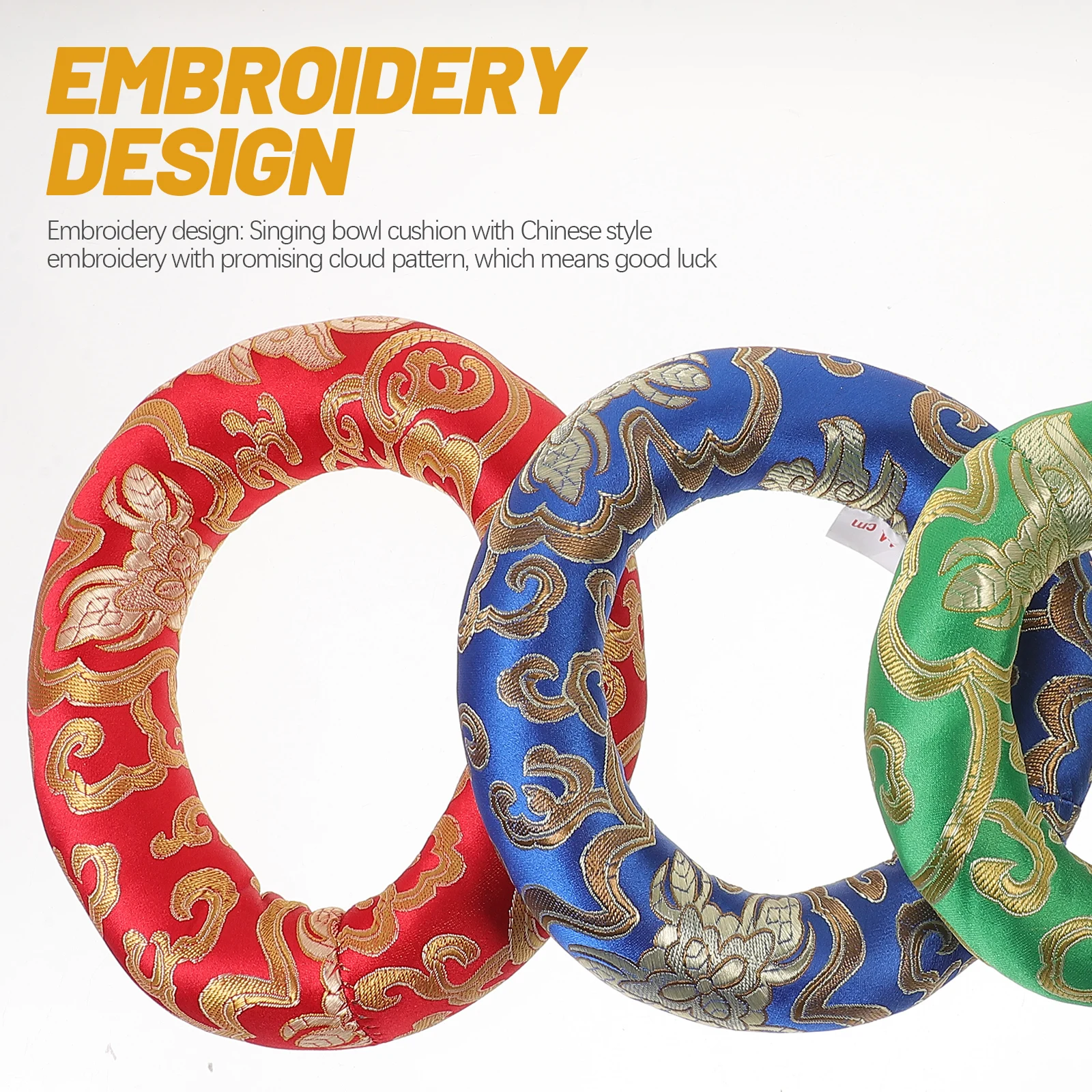 4pcs Singing Cushion Handmade Sound Pad For Tibetan Bowl Meditation Yoga Ring Design Embroidery Cotton Cloth Mat
4pcs Singing Cushion Handmade Sound Pad For Tibetan Bowl Meditation Yoga Ring Design Embroidery Cotton Cloth Mat