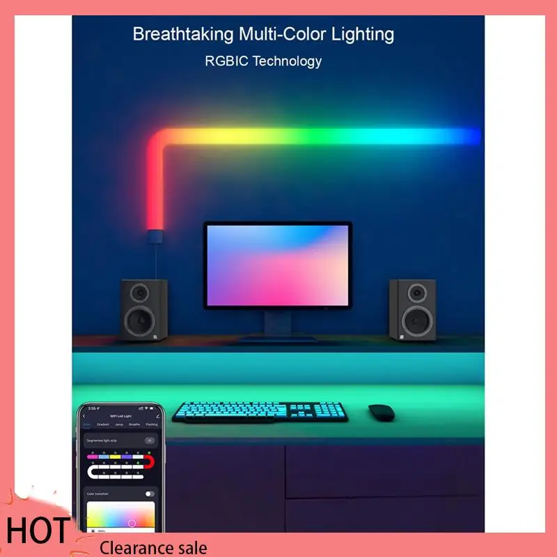 A88Z светодиодный настенный светильник Glide Bluetooth RGB светодиодный светильник для сращивания светодиодной ленты с поддержкой управления через приложение для игровой комнаты в спальне
A88Z светодиодный настенный светильник Glide Bluetooth RGB светодиодный светильник для сращивания светодиодной ленты с поддержкой управления через приложение для игровой комнаты в спальне