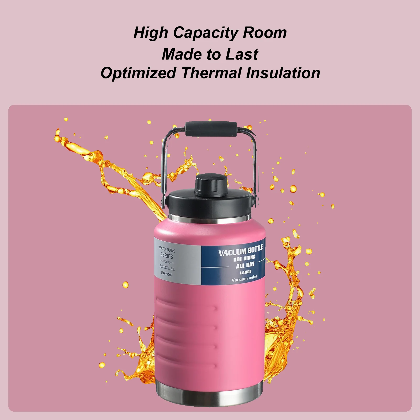 Insulated Ice Bucket 2L Large Capacity Stainless Steel Ice Cooler Bottle Lightweight Rust-Resistant Cool Drinking Bucket For
Insulated Ice Bucket 2L Large Capacity Stainless Steel Ice Cooler Bottle Lightweight Rust-Resistant Cool Drinking Bucket For