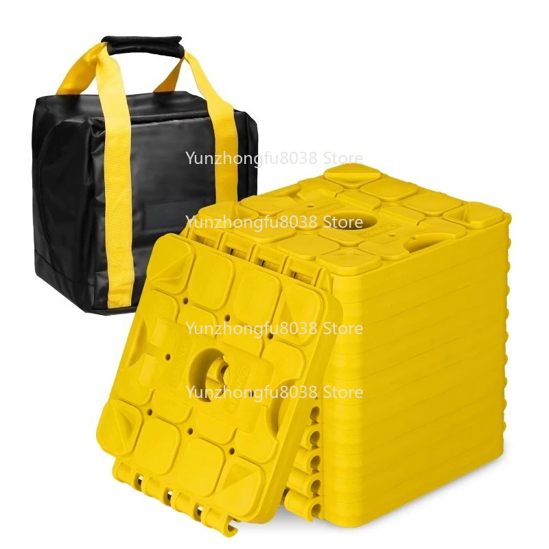 10-piece Trailer RV Leveling Block Stackable Jack Pad Splicing Jam Plate
10-piece Trailer RV Leveling Block Stackable Jack Pad Splicing Jam Plate