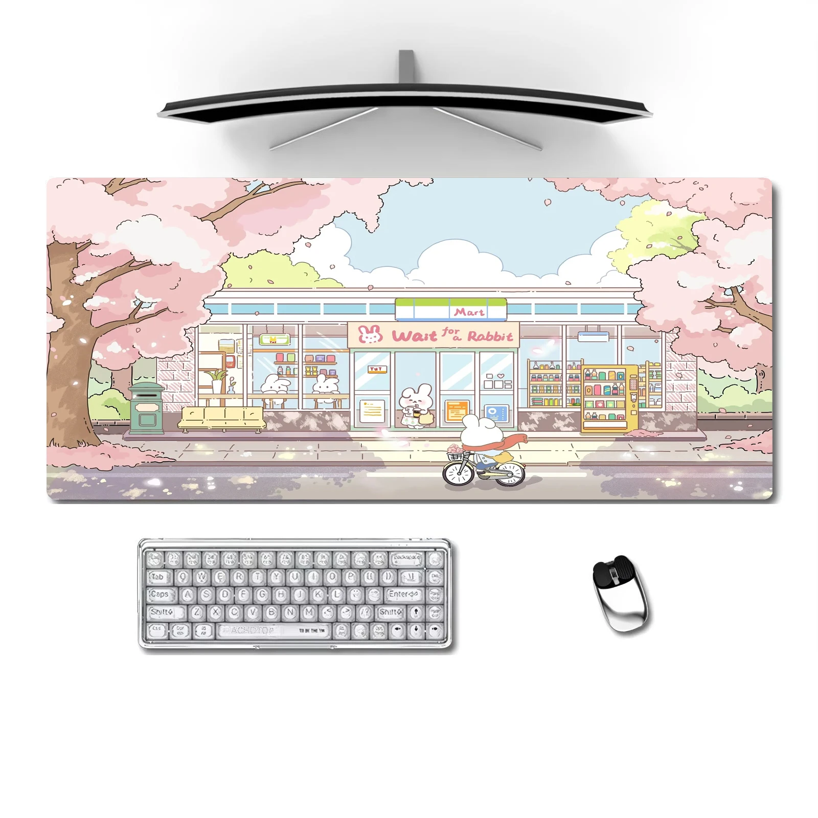 Cartoon Rabbit Manga Large Size Anti-slip Rubber Mouse pad XXL Computer Gaming accessories Keyboard Desktop Decor Mat for Office
Cartoon Rabbit Manga Large Size Anti-slip Rubber Mouse pad XXL Computer Gaming accessories Keyboard Desktop Decor Mat for Office