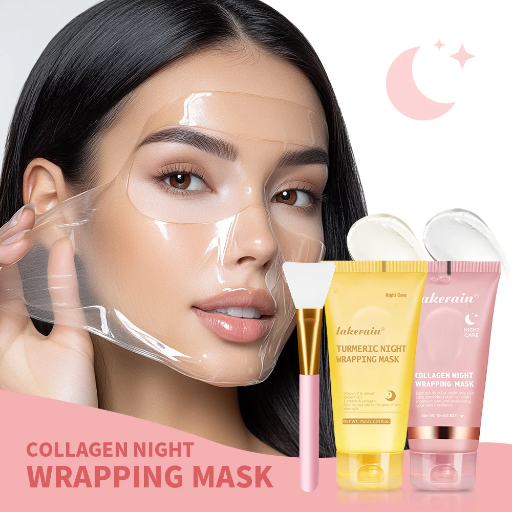 Collagen Overnight Wrapping Peel Off Facial Mask, Korean Collagen Night Wrapping Mask Deeply Hydrates Night Care Mask Cream 75ml
Collagen Overnight Wrapping Peel Off Facial Mask, Korean Collagen Night Wrapping Mask Deeply Hydrates Night Care Mask Cream 75ml