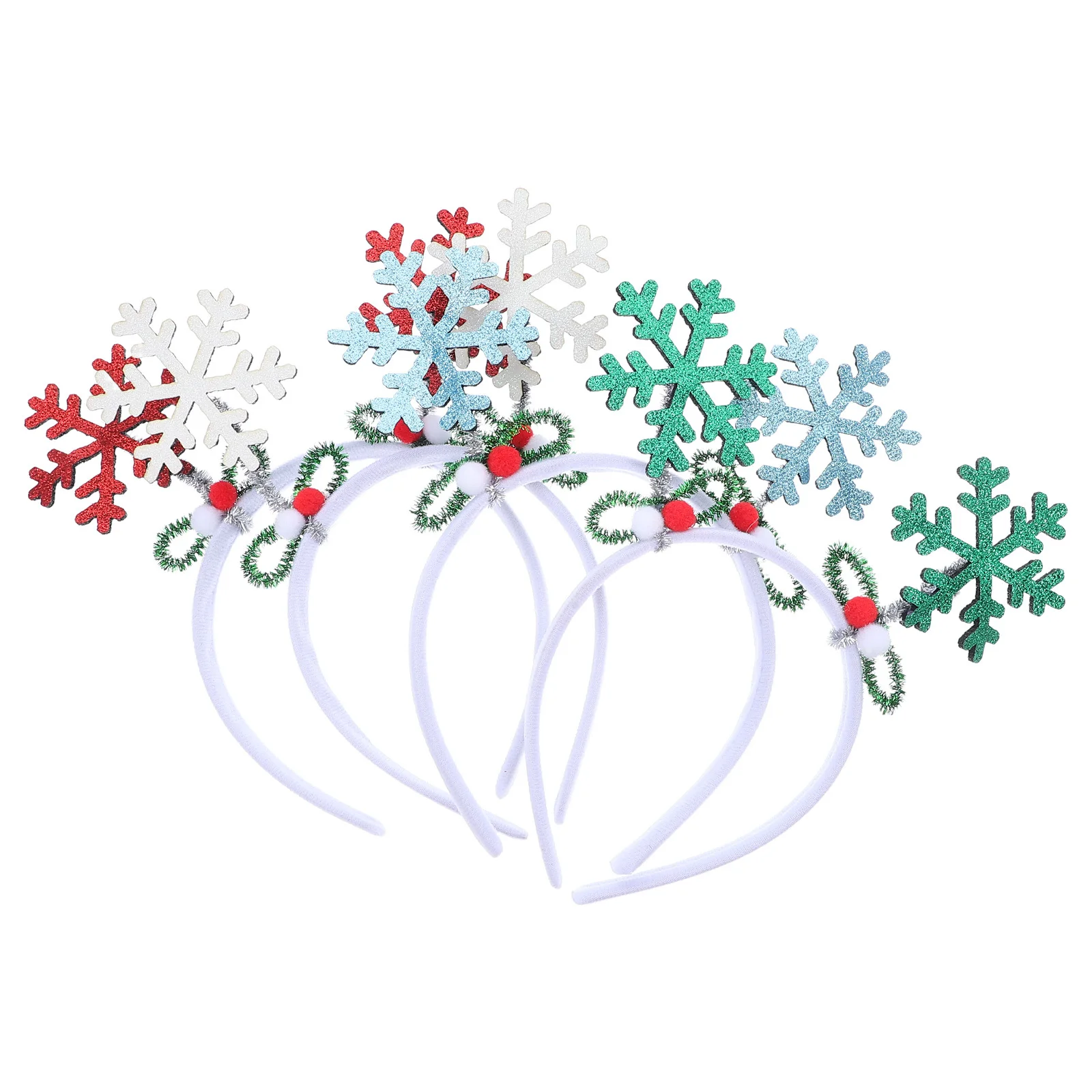 4Pcs Snowflake Glitter Christmas Headband Holiday Party Headdress Winter Xmas New Year Party Accessories Snowflake Headpiece
4Pcs Snowflake Glitter Christmas Headband Holiday Party Headdress Winter Xmas New Year Party Accessories Snowflake Headpiece