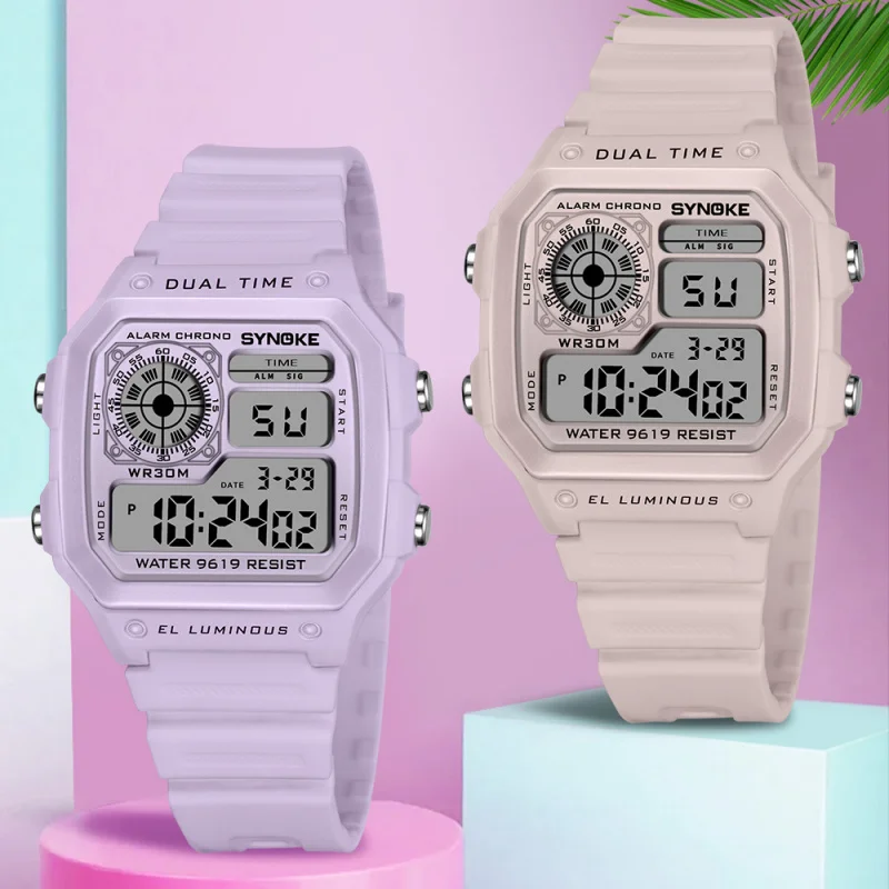 Factory GoodsSYNOKENew Trend Color Electronic Watch Men's and Women's Square Classic Retro Sports Luminous Waterproof Sports New
Factory GoodsSYNOKENew Trend Color Electronic Watch Men's and Women's Square Classic Retro Sports Luminous Waterproof Sports New