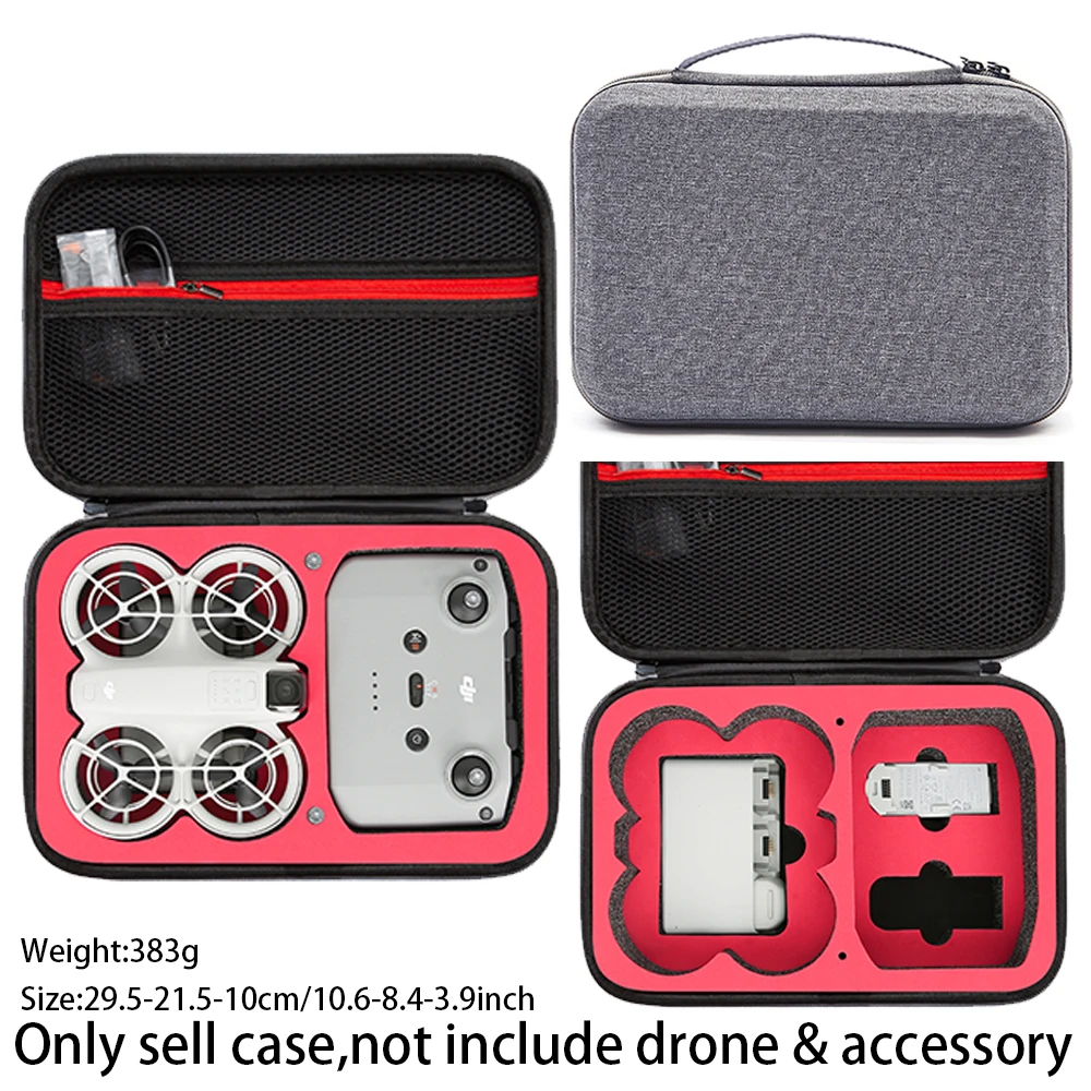 Carrying Case for DJI Neo Fly More Combo Accessories Storage Travel Bag for RC-N3 Remote Controller, Two-Battery, Charging Hub
Carrying Case for DJI Neo Fly More Combo Accessories Storage Travel Bag for RC-N3 Remote Controller, Two-Battery, Charging Hub