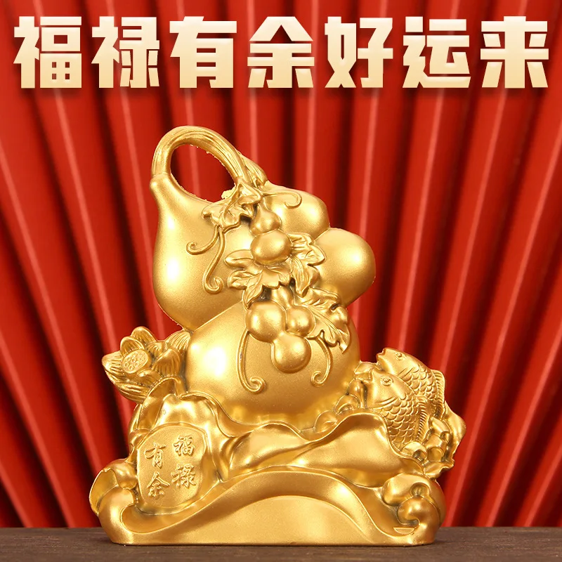 Brass Five Blessings Gourd Ornament for Fortune, Prosperity, Longevity, Happiness, and Wealth Feng Shui Living Room Entrance Win
Brass Five Blessings Gourd Ornament for Fortune, Prosperity, Longevity, Happiness, and Wealth Feng Shui Living Room Entrance Win