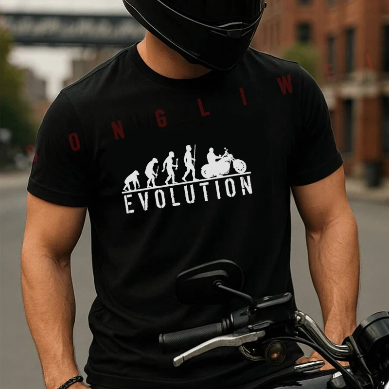 The Evolution Of Motorcycle T-Shirt Men Hip Hop Streetwear Unisex Casual Fashionable Short Sleeve Tops
The Evolution Of Motorcycle T-Shirt Men Hip Hop Streetwear Unisex Casual Fashionable Short Sleeve Tops