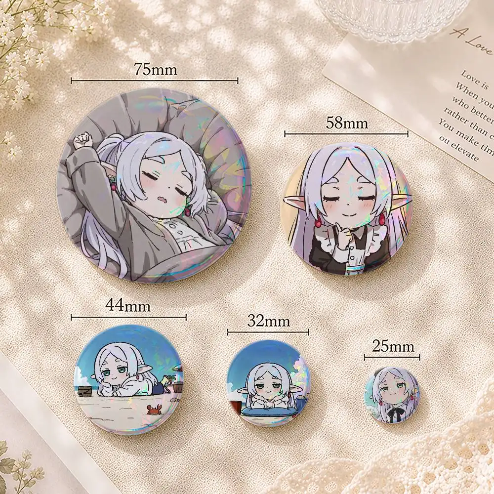 Adorable Kawaii F-Frieren Badges Brooches Personalized Tinplate Enamel Pins Creativity Printed Pictures Text Metal Lapel Gift
Adorable Kawaii F-Frieren Badges Brooches Personalized Tinplate Enamel Pins Creativity Printed Pictures Text Metal Lapel Gift