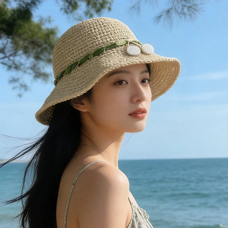 New Flower Vine Small Flowers Summer Grass Hat Cotton Grass Wide Eaves Women's Pot Hat Beach Hat Sunshade and Sun Protection
New Flower Vine Small Flowers Summer Grass Hat Cotton Grass Wide Eaves Women's Pot Hat Beach Hat Sunshade and Sun Protection
