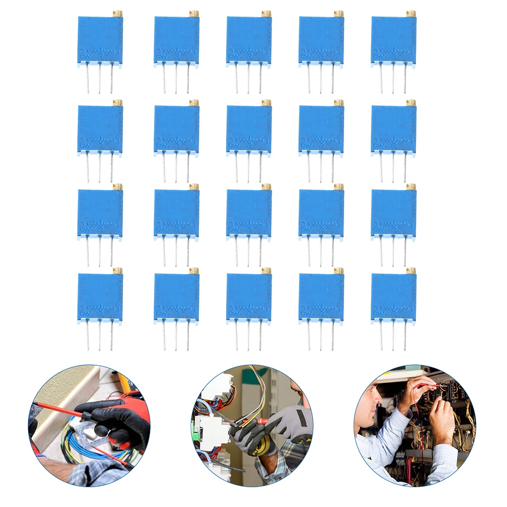 20pcs Digital Trim Kit Precision Potentiometer Replacement Precision Film Safe Trim Potentiometer Practical
20pcs Digital Trim Kit Precision Potentiometer Replacement Precision Film Safe Trim Potentiometer Practical