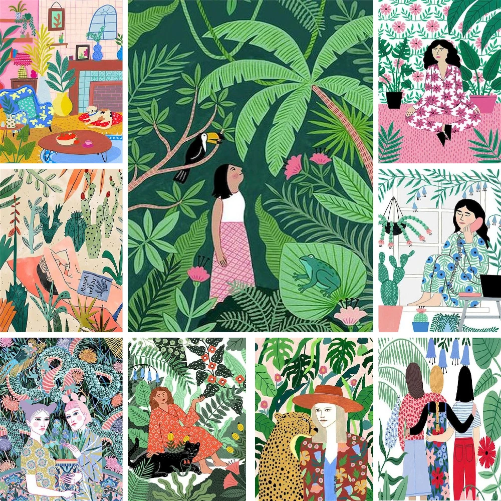 Forest Woman Pre-Printed 11CT Cross-Stitch DIY Embroidery Complete Kit Handiwork Handmade Craft Hobby Jewelry Home Decor Package
Forest Woman Pre-Printed 11CT Cross-Stitch DIY Embroidery Complete Kit Handiwork Handmade Craft Hobby Jewelry Home Decor Package