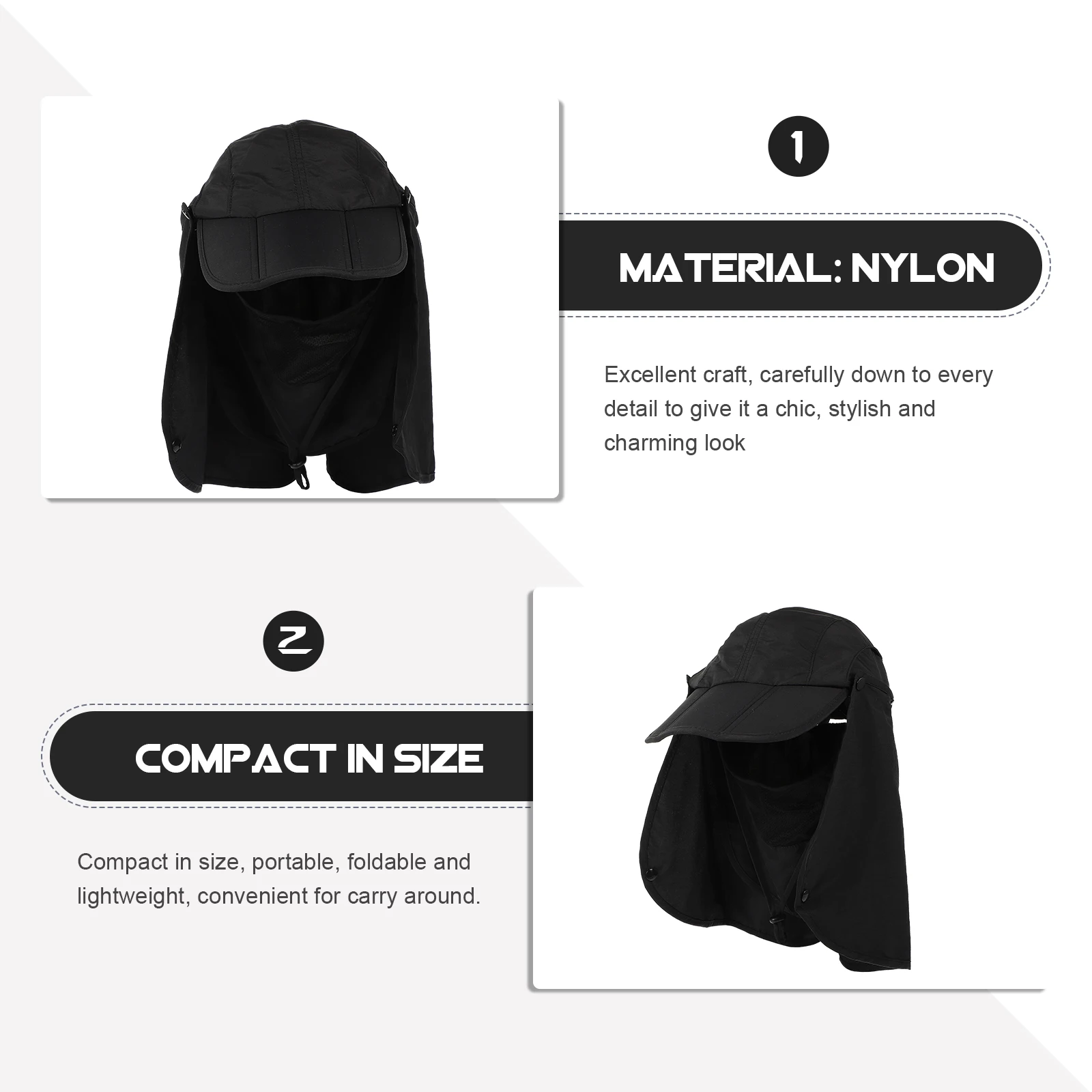 1 Pcs Chic Breathable Sun Hat Outdoor Neck Protection Lightweight for Fishing Hiking Camping
1 Pcs Chic Breathable Sun Hat Outdoor Neck Protection Lightweight for Fishing Hiking Camping