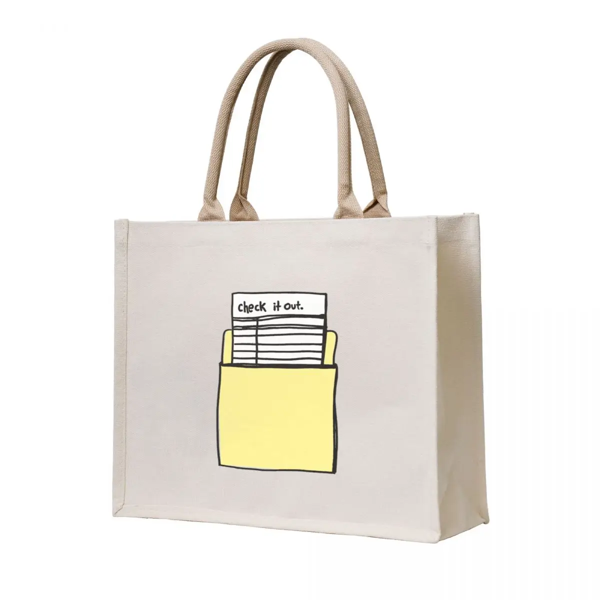 Check it Out Tote Bag Women's bag shopping bags foldable tote bag university 
Check it Out Tote Bag Women's bag shopping bags foldable tote bag university