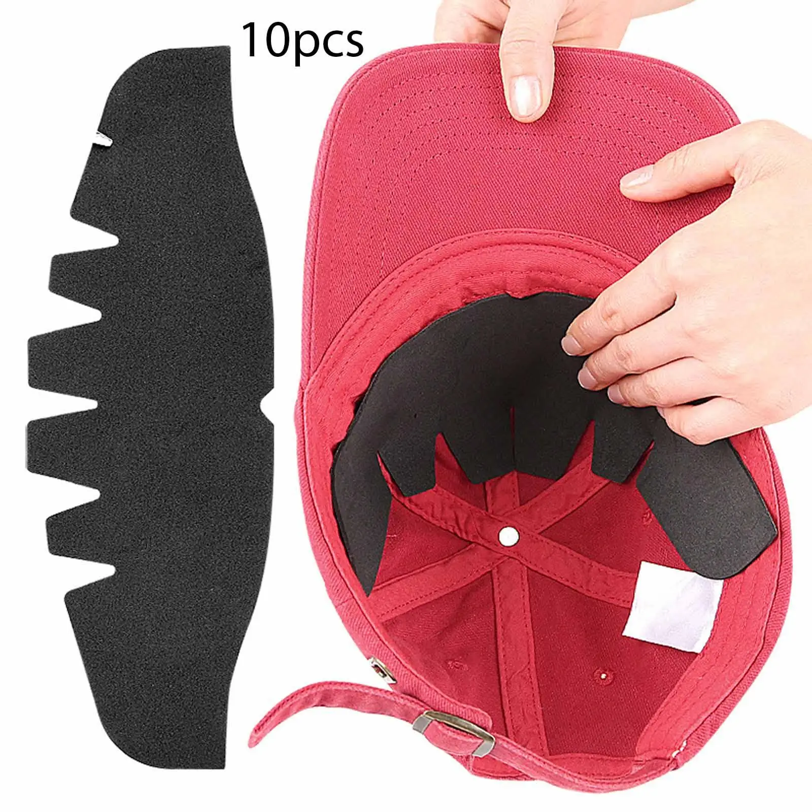 10Pcs Cap Hat Sweat Liners Sweat Protection Breathable Sweatband Pads for Adults
10Pcs Cap Hat Sweat Liners Sweat Protection Breathable Sweatband Pads for Adults