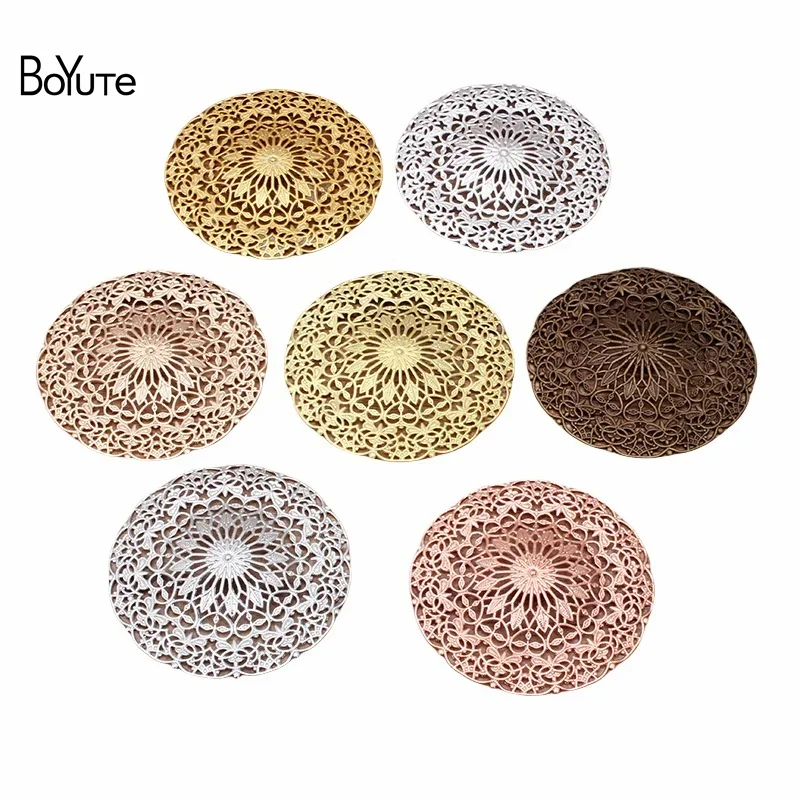 BoYuTe (10 Pieces/Lot) 55MM Big Filigree Flower Findings Metal Brass Handmade Material DIY Jewelry Accessories
BoYuTe (10 Pieces/Lot) 55MM Big Filigree Flower Findings Metal Brass Handmade Material DIY Jewelry Accessories