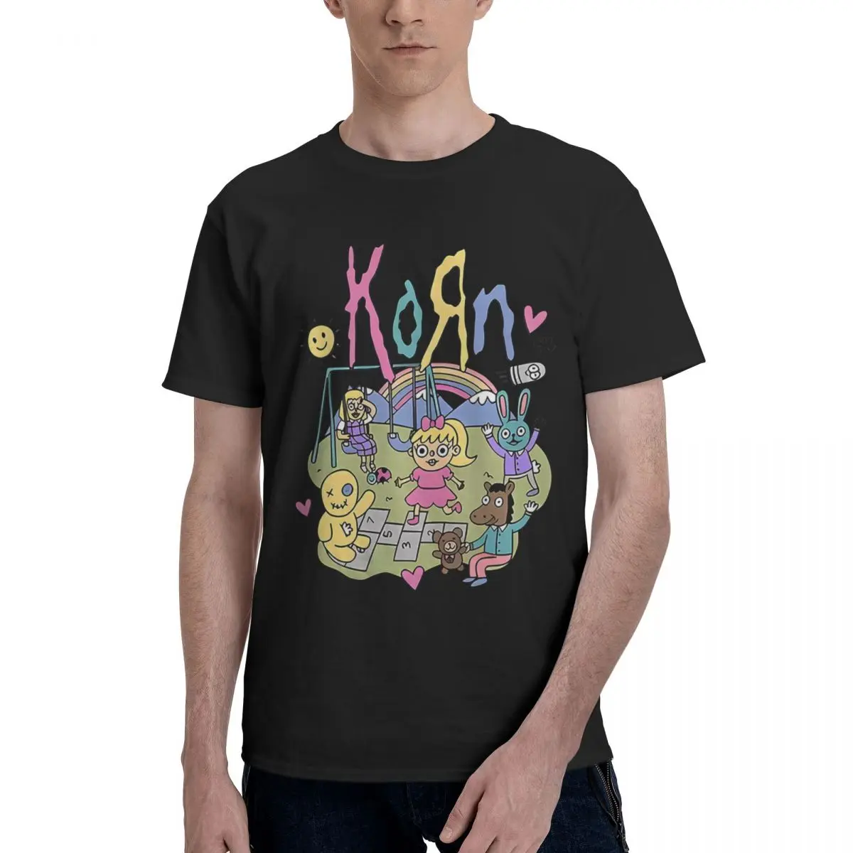 Korn мультфильм рок-группа музыкальный альбом 100% хлопок повседневная дышащая удобная футболка мужская одежда бренды мужские подарки
Korn мультфильм рок-группа музыкальный альбом 100% хлопок повседневная дышащая удобная футболка мужская одежда бренды мужские подарки