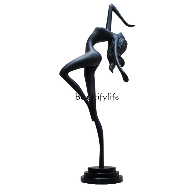 Light luxury Italian porch niche figure abstract art living room floor sculpture ornament
Light luxury Italian porch niche figure abstract art living room floor sculpture ornament