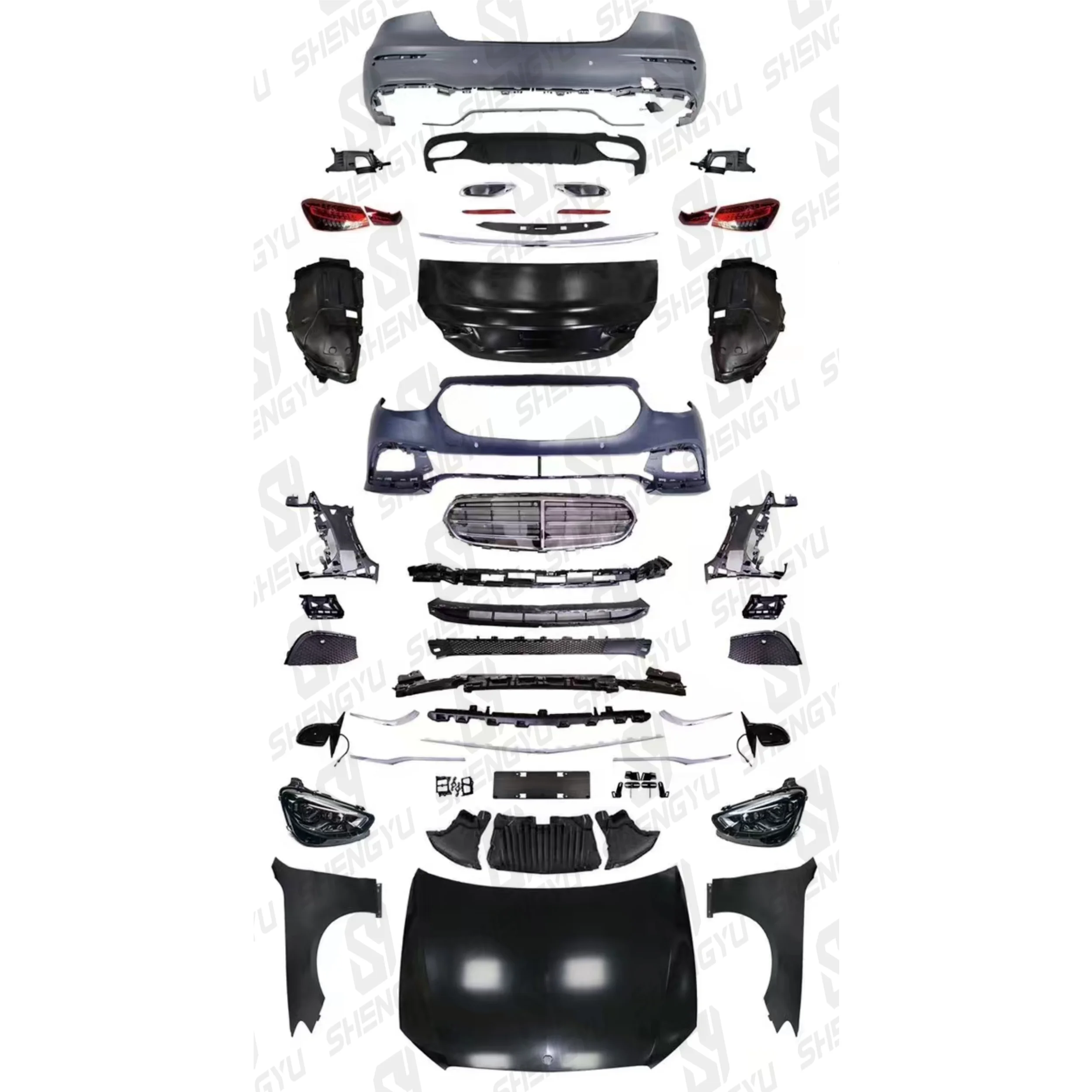 Car Bumper for Benz E Class W212 to W213 Administrative Style Contain Car Bumper Grille Headlight Tail Light for Facelift
Car Bumper for Benz E Class W212 to W213 Administrative Style Contain Car Bumper Grille Headlight Tail Light for Facelift