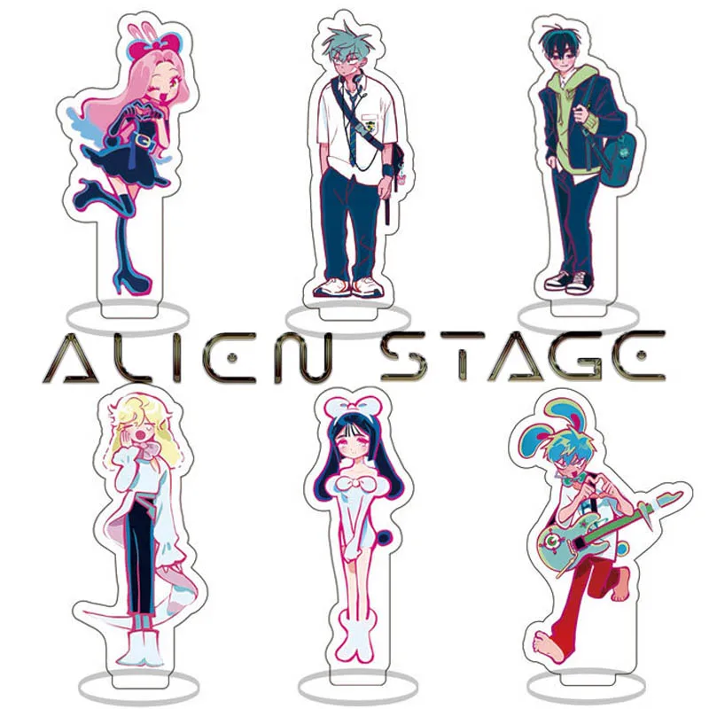 Аниме Alien Stage Mizi Sua Till Ivan Hyuna Luka, стоячая пластина для косплея, кавайная акриловая фигурка, подставка, аксессуары, орнамент, реквизит 
Аниме Alien Stage Mizi Sua Till Ivan Hyuna Luka, стоячая пластина для косплея, кавайная акриловая фигурка, подставка, аксессуары, орнамент, реквизит
