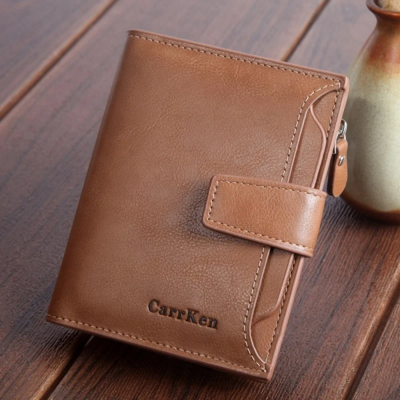 Vintage Leather Men's Short Wallet Fashion Hasp Coin Purse Large Capacity Card Holder Male Zipper Multifunction Money Clip
Vintage Leather Men's Short Wallet Fashion Hasp Coin Purse Large Capacity Card Holder Male Zipper Multifunction Money Clip