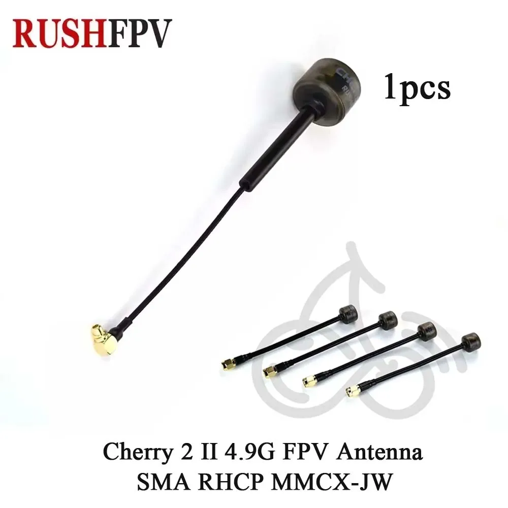 RUSHFPV Cherry 2 II 4.9G FPV антенна SMA RHCP MMCX-JW для FPV аналоговых цифровых дронов для фристайла DIY RC Запчасти 1 шт.
RUSHFPV Cherry 2 II 4.9G FPV антенна SMA RHCP MMCX-JW для FPV аналоговых цифровых дронов для фристайла DIY RC Запчасти 1 шт.