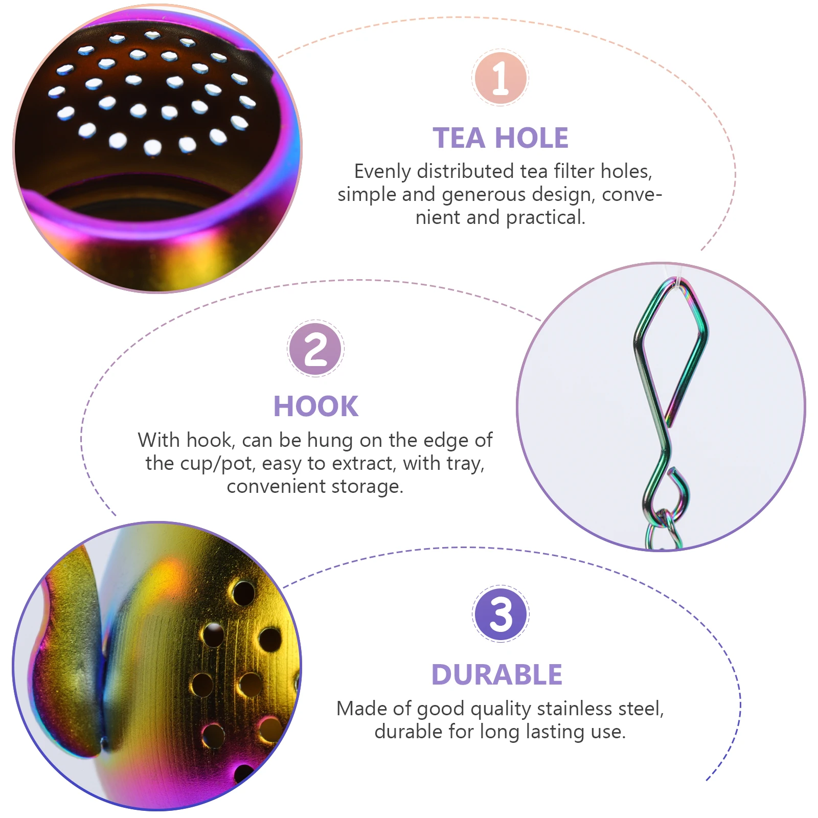 1Pcs Tea Lover Essential Strainer High Quality Material Wide Application Home Supplies Tea Infuser Home Supplies
1Pcs Tea Lover Essential Strainer High Quality Material Wide Application Home Supplies Tea Infuser Home Supplies