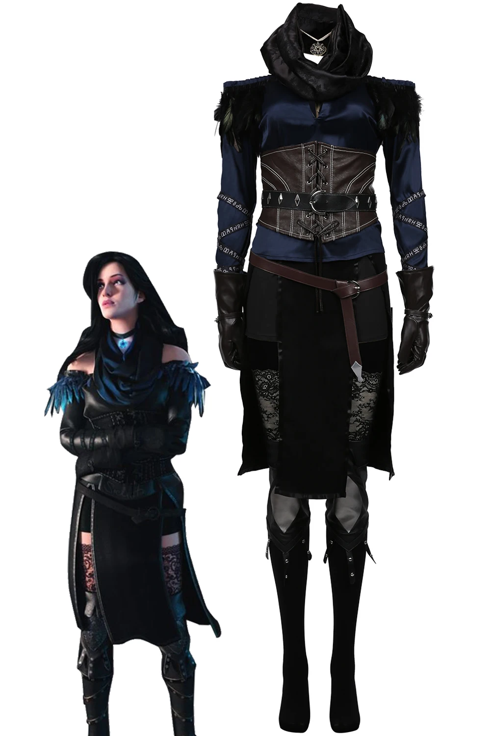 Yennefer Cosplay Costume Game Wizard Women Top Skirt Outfits Halloween Party Clothes For Ladies Role Play Fashion New
Yennefer Cosplay Costume Game Wizard Women Top Skirt Outfits Halloween Party Clothes For Ladies Role Play Fashion New