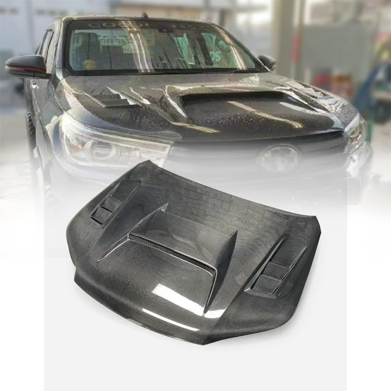 Передний капот типа EPA для Hilux 8-го поколения (AN120/AN130, 15 и далее) — внешний спортивный компонент
Передний капот типа EPA для Hilux 8-го поколения (AN120/AN130, 15 и далее) — внешний спортивный компонент