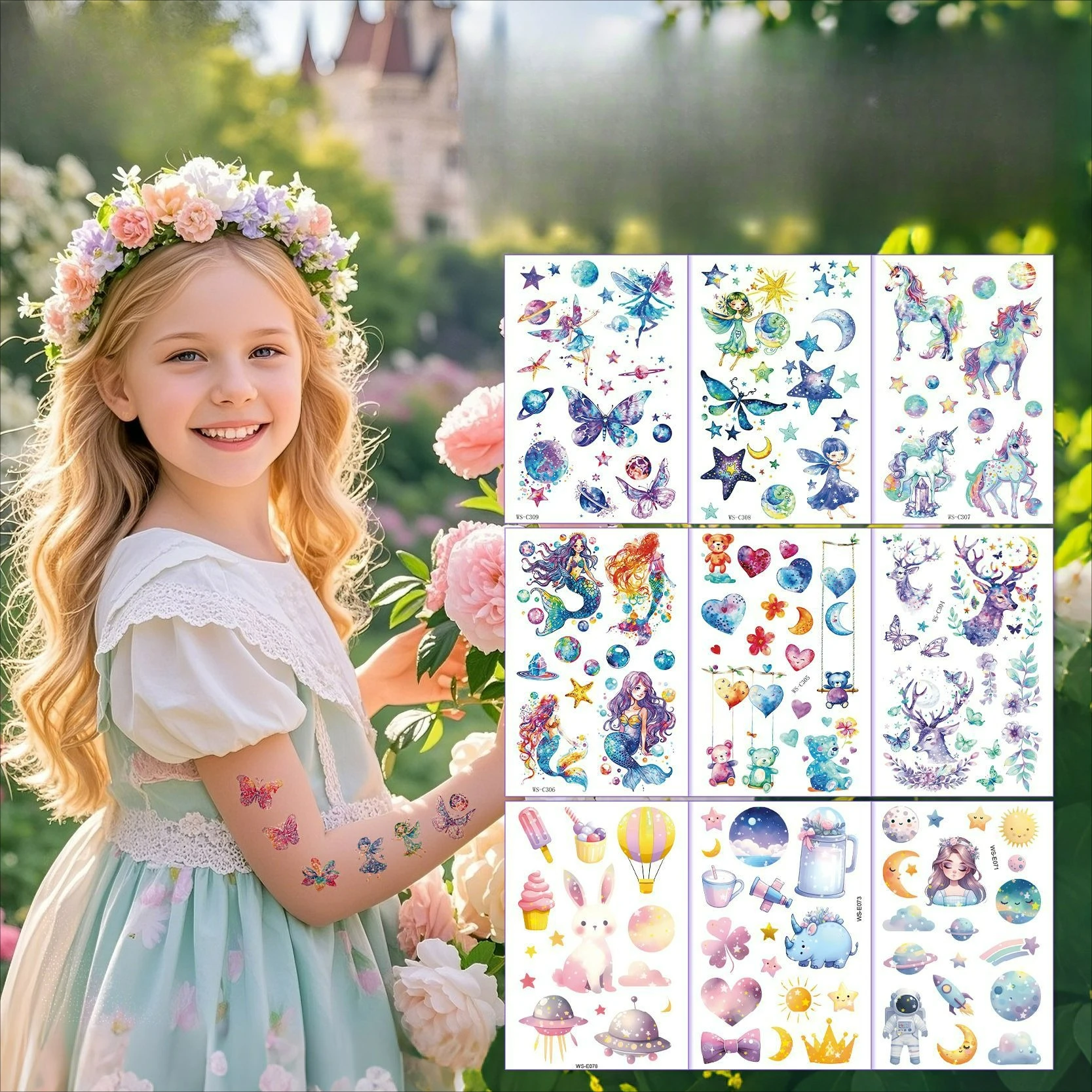 cartoon butterfly glitter Temporary Tattoos,Tattoo Stickers,Waterproof Long-Lasting,Fake Tattoo,body art for women girl
cartoon butterfly glitter Temporary Tattoos,Tattoo Stickers,Waterproof Long-Lasting,Fake Tattoo,body art for women girl