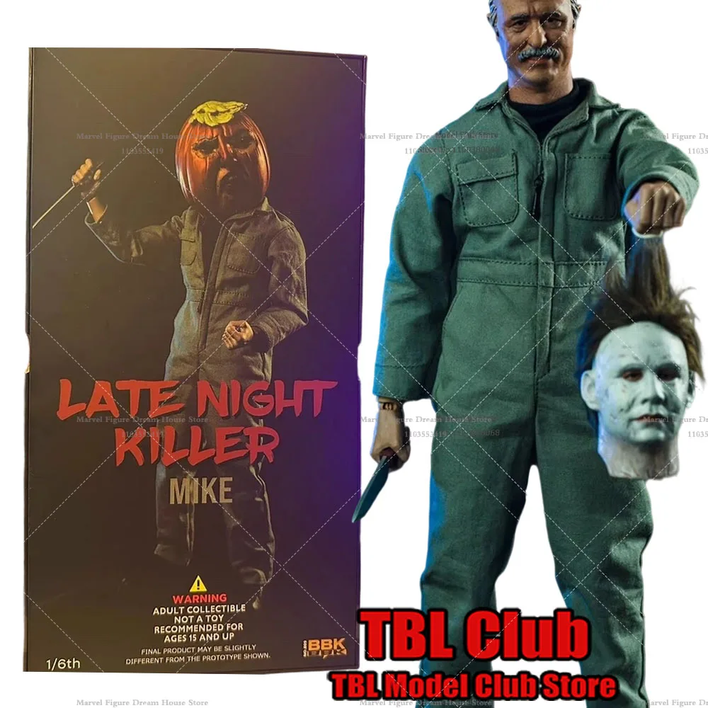 BBK BBK009 масштаб 1/6, 12-дюймовая фигурка мужского солдата, поздняя ночь, голова тыквы, убийца, полный набор, Коллекционная модель для взрослых
BBK BBK009 масштаб 1/6, 12-дюймовая фигурка мужского солдата, поздняя ночь, голова тыквы, убийца, полный набор, Коллекционная модель для взрослых