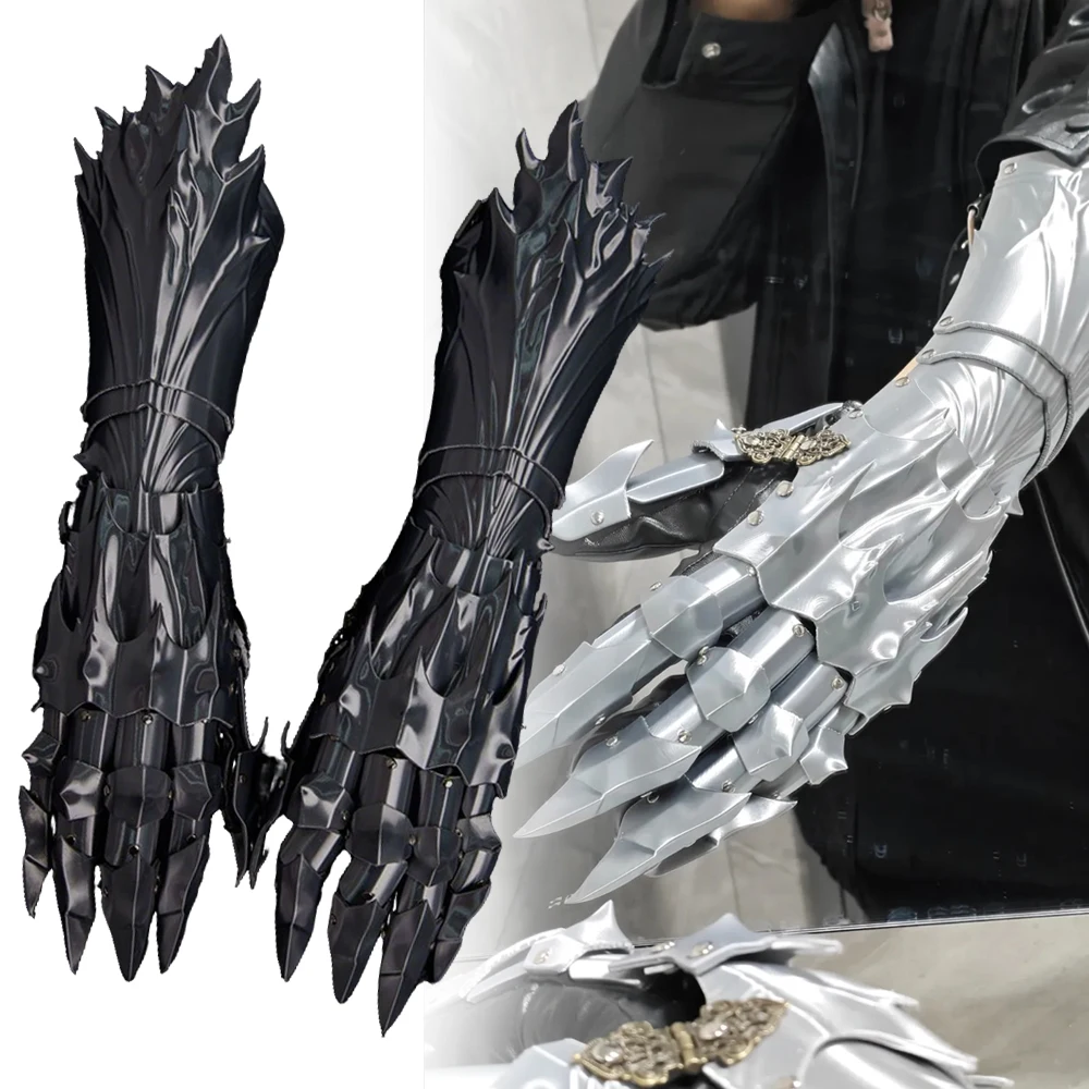 Cyberpunk Knight Mechanical Arm Armor Gloves Cosplay Gothic Unisex 3D Printing Movable Joint Armor Long Gloves Halloween Prop
Cyberpunk Knight Mechanical Arm Armor Gloves Cosplay Gothic Unisex 3D Printing Movable Joint Armor Long Gloves Halloween Prop