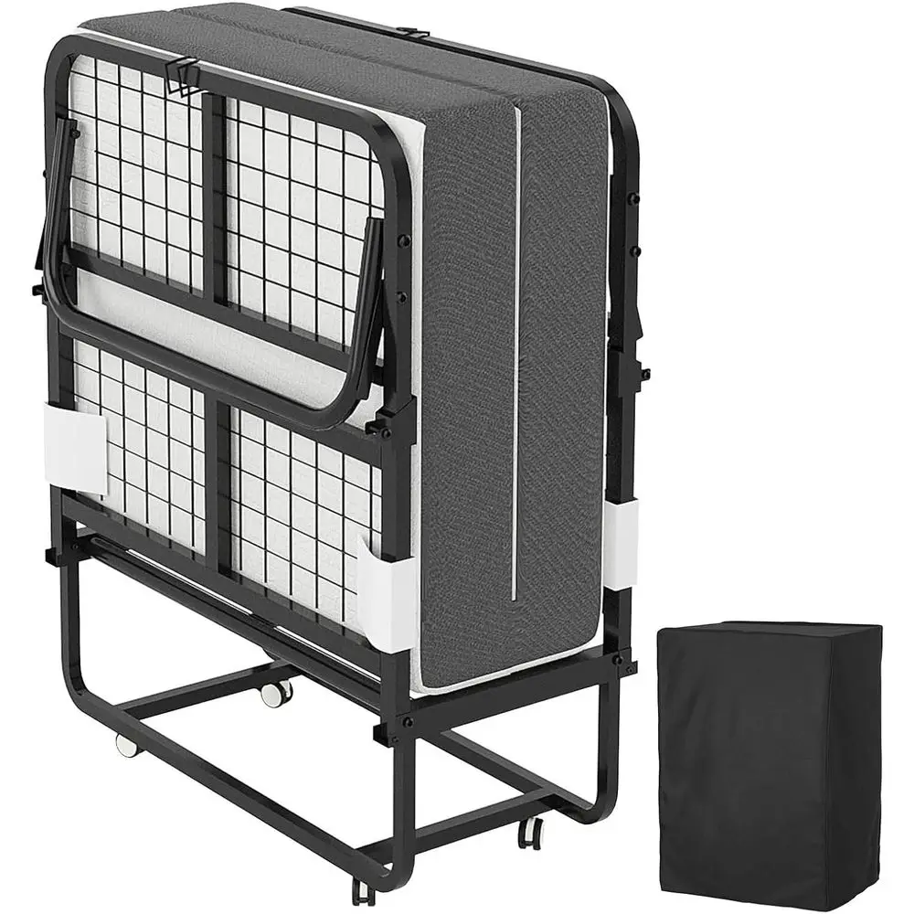 Раскладная кровать с матрасом – портативная складная кровать для взрослых или гостей, 5-дюймовый толстый роскошный матрас из пены с эффектом памяти, экономия места, раскладная кровать
Раскладная кровать с матрасом – портативная складная кровать для взрослых или гостей, 5-дюймовый толстый роскошный матрас из пены с эффектом памяти, экономия места, раскладная кровать