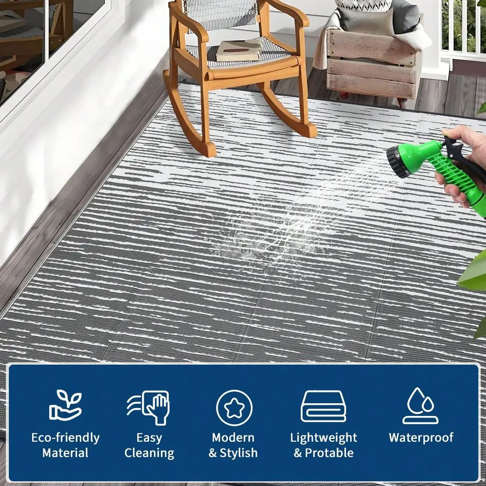 Modern Abstract Pattern Outdoor Area Rug For Balcony Pool RV Waterproof Reversible Carpet Straw Plastic Camping Mat For Picnic
Modern Abstract Pattern Outdoor Area Rug For Balcony Pool RV Waterproof Reversible Carpet Straw Plastic Camping Mat For Picnic