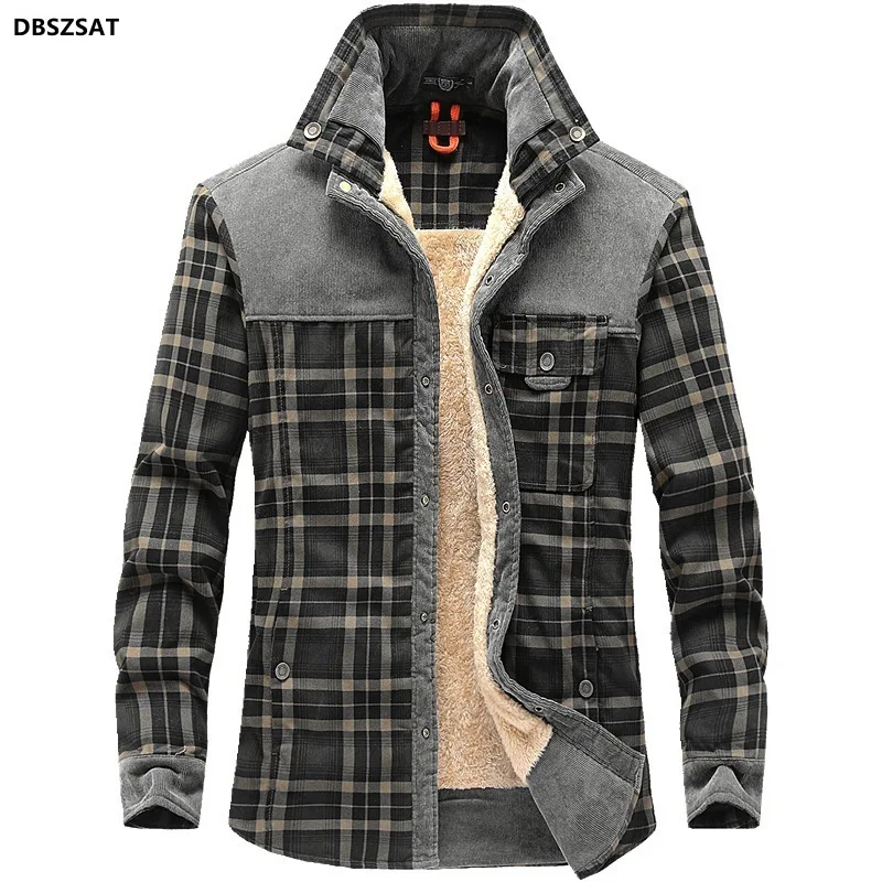 Men Winter Plaid Shirts Jackets Fleece Warm Shirts Coats High Quality Men Cotton Fit Business Casual Outerwear Shirts Jackets 4
Men Winter Plaid Shirts Jackets Fleece Warm Shirts Coats High Quality Men Cotton Fit Business Casual Outerwear Shirts Jackets 4