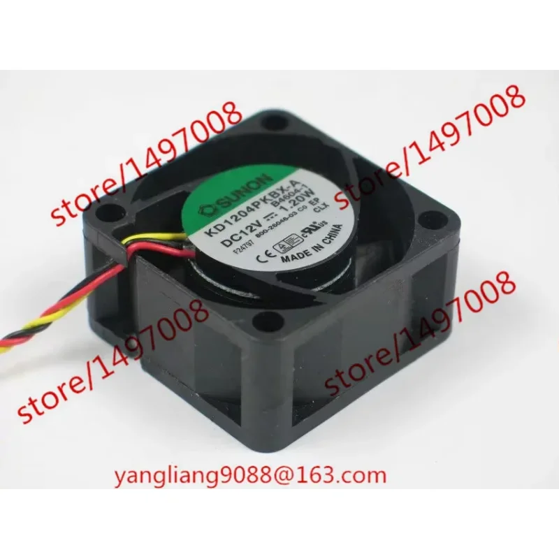 SUNON KD1204PKBX-A B4604-1 DC 12V 1.20W 3-wire 40x40x20mm Server Cooling Fan
SUNON KD1204PKBX-A B4604-1 DC 12V 1.20W 3-wire 40x40x20mm Server Cooling Fan
